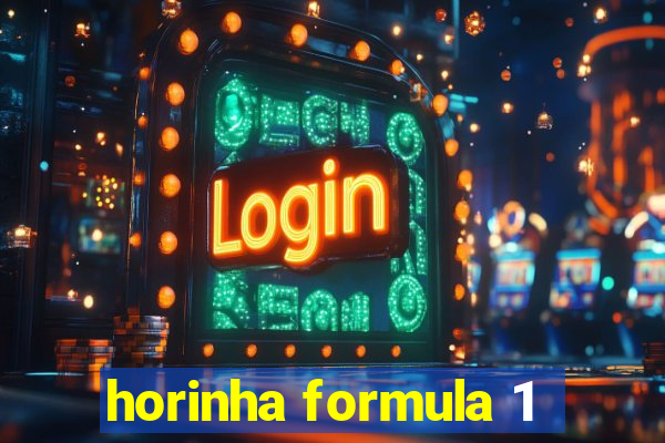 horinha formula 1